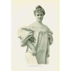  1895 Print Actress Caroline Miskel 