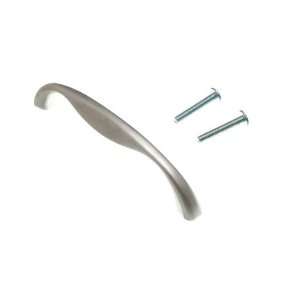  KITCHEN CUPBOARD DOOR PULL HEAVY D HANDLE MATT CHROME 96MM 