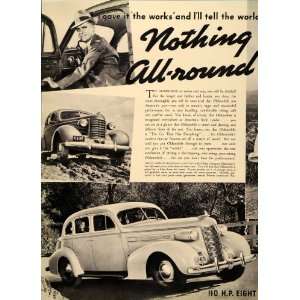  1937 Ad Oldsmobile Olds Eight Six Sedan Automobile Car 