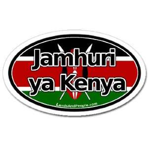  Jamhuri ya Kenya   Republic of Kenya in Swahili Flag Car 