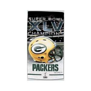  SUPERBOWL XLV Green Bay Packers BEACH TOWEL 30X60 