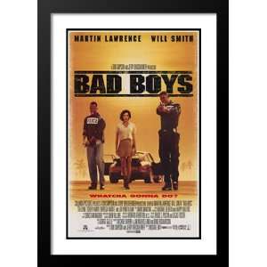 Bad Boys 32x45 Framed and Double Matted Movie Poster   Style A   1995