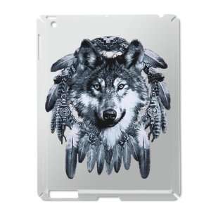 iPad 2 Case Silver of Wolf Dreamcatcher