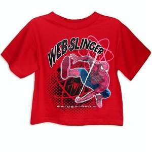  Spiderman Clothing: Web Slinger Red Cotton Toddler T 
