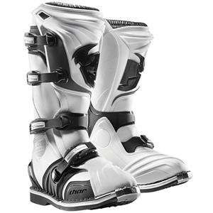  Thor Motocross Quadrant Boots   7/White: Automotive