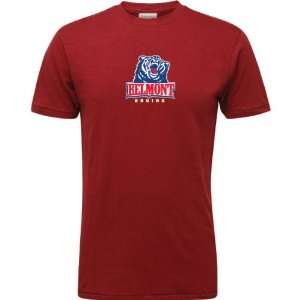  Belmont Bruins Red Logo Vintage T Shirt: Sports & Outdoors