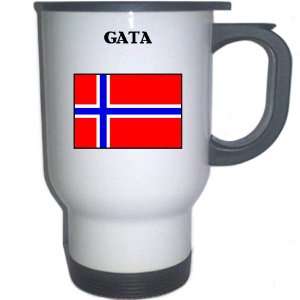  Norway   GATA White Stainless Steel Mug 