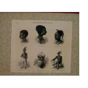    Portrat East African Slave Trade Arab Girl Boy 1873