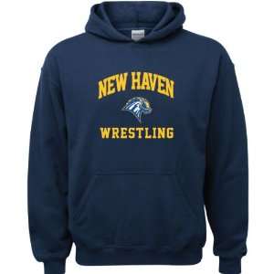  New Haven Chargers Navy Youth Wrestling Arch Hooded 