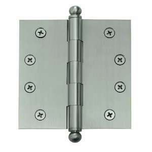  4 ball tipped hinge (sold individually) in polished brass 