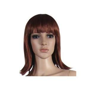  Medium Length Red Wig for Female Mannequin: Toys & Games