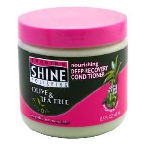   Shine Olive & Tea Tree Conditioner Deep Penetrate 13.5 oz. Jar: Beauty
