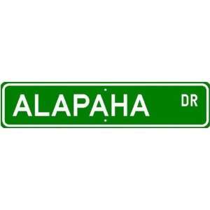  Alapaha STREET SIGN ~ High Quality Aluminum ~ Dog Lover 