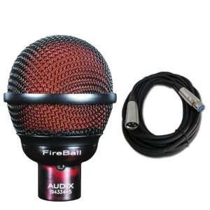  Audix Fireball Harmonica Beatbox Microphone Fire Ball w 