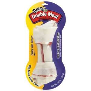  Dingo Double Meat Knotted Bone Lrg 7.5 8 In