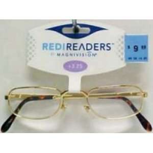 Redi Readers Reading Glasses Unisex Half 12 + 3.25: Health 