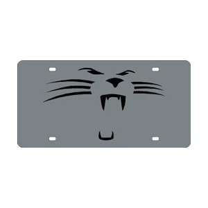 Panthers Laser Cut Mirrored Auto Tag Whiskers: Sports 