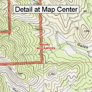 USGS Topographic Quadrangle Map   Yreka, California (Folded/Waterproof 