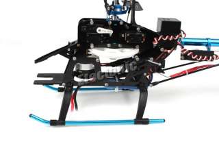 450 Helicopter RTF 6Ch 2.4GHZ 3D Carbon Metal PRO RC for T REX radio 