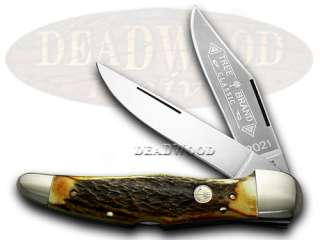 BOKER TREE BRAND Stag Lock Folding Hunter Pocket Knives  