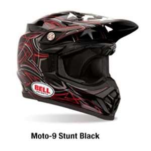   Moto 9 Off Road/Motocross Bike Helmet   Stunt Black: Sports & Outdoors