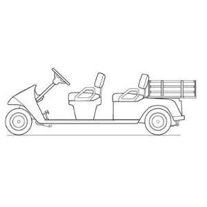  E Z GO 34280G01 30.5 Cargo Rack, Shuttle [Misc.] Sports 