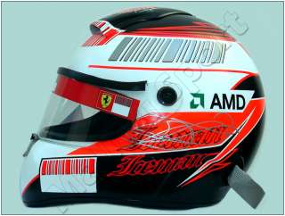 Kimi Raikkonen F1 2007 Schuberth RF1 Replica Helmet Scale 11. Real 