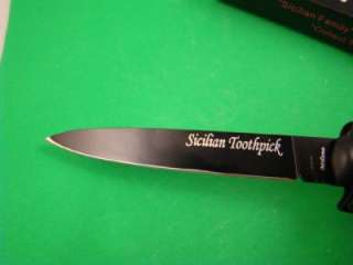 SS Sicilian toothpick Assist Open Purple Swr Hdl Pocket Knife L 768 