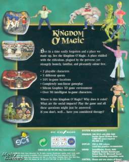 Kingdom O Magic PC CD fantasy adventure game spoof  