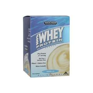  Biochem Sports Whey Protein Powder Vanilla    10 Packets 
