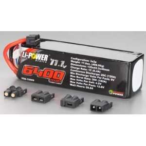  Venom   3S 2P 11.1V 6400mAh 20C LiPo Univ Plug System (R/C 