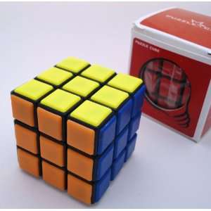  LanLan mini 3x3x3 4.5cm Speed Cube Puzzle Tiled Black 