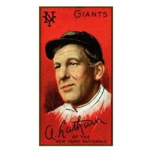  New York City, NY, New York Giants, Arlie Latham, Baseball 