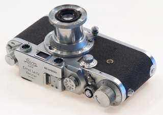 LEICA IIIC RANGEFINDER SHARK SKIN M39 CAMERA 3.5/50mm ELMAR f5cm LENS 