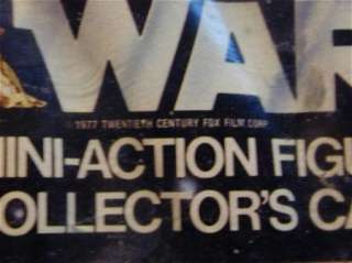 1977 STAR WARS Mini action collectors case by Kenner  