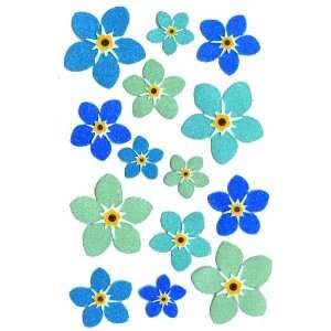  Martha Stewart Sticker Forget Me Not Blue (Pack of 3 