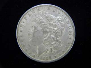 1889 S $1 Morgan Dollar AU++ Original /B 482  