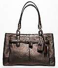 NWT COACH Chelsea Embossed Python Leather shoulder bag 