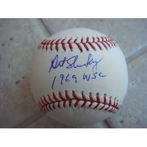 Autographed Art Shamsky Baseball   1969 Wsc Official Ml W coa:  