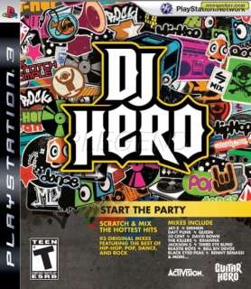 DJ HERO PS3 PlayStation 3 (Game Only) Mint Condition 047875961920 