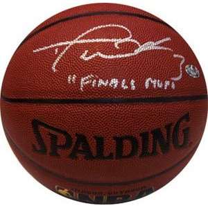 Autographed Dwyane Wade Basketball   Spalding IndoorOutdoor  