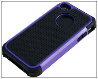 New W Armor Impact Combo Hard Soft Gel Silicone Rubber Case f iPhone 