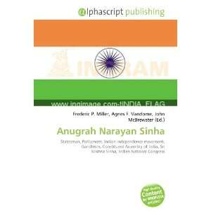  Anugrah Narayan Sinha (9786132907141) Books