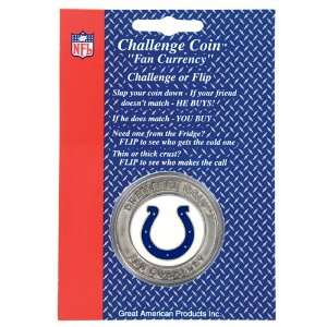  Indianapolis Colts Challenge Coin/Lucky Poker Chip: Sports 