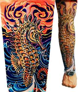New fashion cool Sea Horse Tattoo Sleeve LC70451  