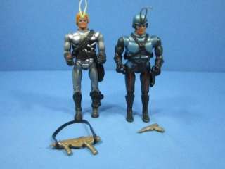 1984 VINTAGE SECTAURS PRINCE DARGON AND ZAK ACTION FIGURES  