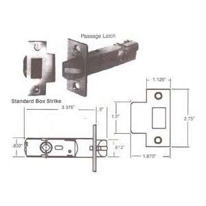   Rubbed Bronze Estate Passage Door Lever Latch for 2 3/8 Backset 5513