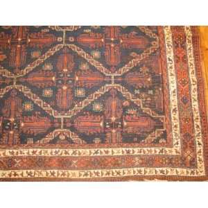  J & D Oriental Rug 5616 Square Afshar Rug