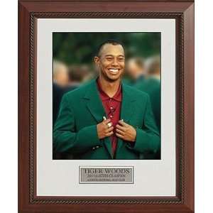 2001 Masters Golf Tournament Tiger Woods (FrameRenaissance Cherry 
