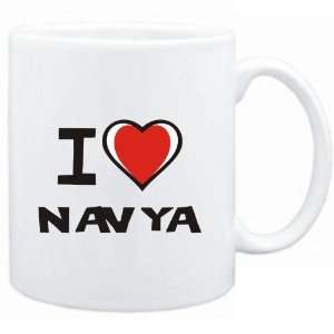  Mug White I love Navya  Female Names: Sports & Outdoors